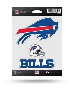 NFL Football Buffalo Bills Window Decal Sticker Set Officially Licensed