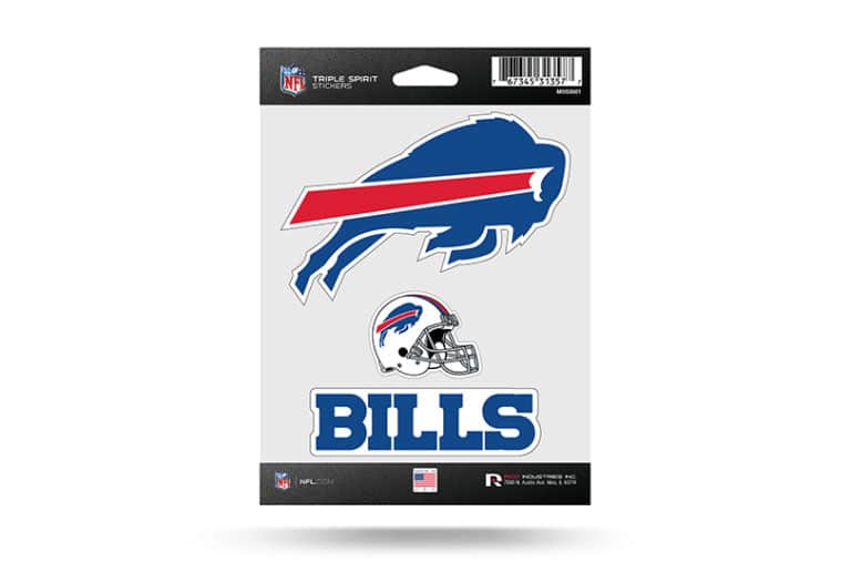 Gummi bølge fritid NFL Football Buffalo Bills Window Decal Sticker Set Officially Licensed |  MADE IN USA