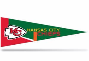 NFL Football Kansas City Chiefs Pennant Medium 5 x 15 Officially License