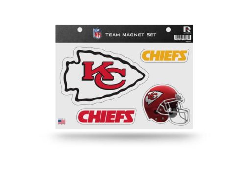NFL Football Kansas City Chiefs Team Magnet Set Officially License