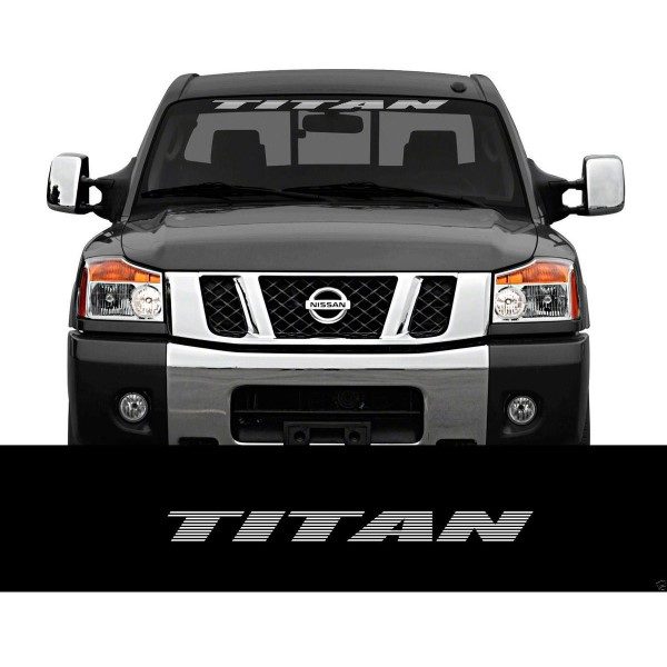 Nissan Titan Windshield Banner Decal Sticker a3