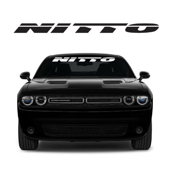 Nitto Windshield Banner Decal Sticker