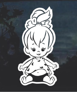 Pebbles Flintstone v2 - Cartoon Decal Sticker
