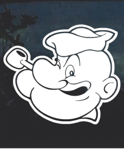 Popeye v3 - Cartoon Decal Sticker