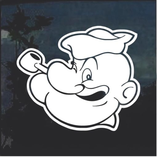 Popeye 3 Window Decal Sticker