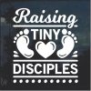 Raising Tiny Disciples Baby on Board Decal Sticker