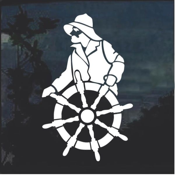 Ship Captain Decal Sticker