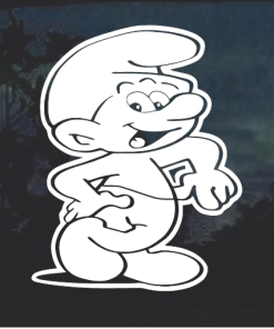Smurf v2 - Cartoon Decal Sticker