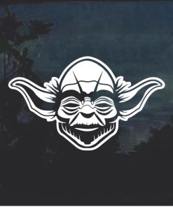 Star Wars Yoda 3 Window Decal Sticker
