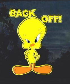 Tweety back off full color Decal Sticker