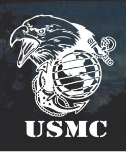 USMC Globe Anchor Eagle Decal Sticker