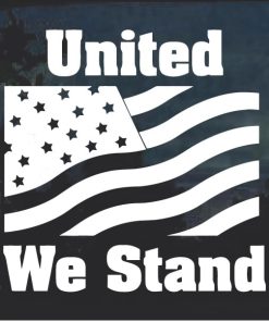 United We Stand Window Decal Sticker a2