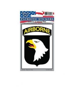 US Army 101st Airborne Full Color Window Decal Sticker Licensed