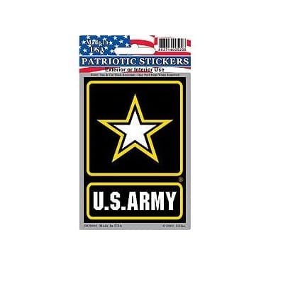 US Army Star Full Color Window Decal Sticker Licensed