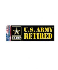 US Army Retired Full Color Window Decal Sticker Licensed