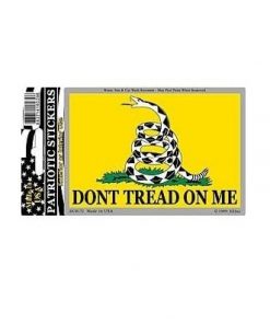 Don't Tread on Me Full Color Window Decal Sticker Licensed