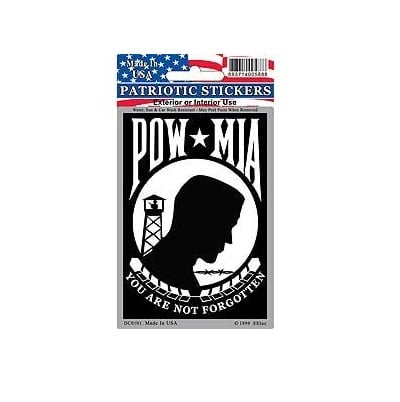 POW MIA Full Color II Window Decal Sticker Licensed