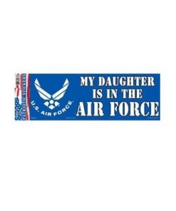 USAF Air Force Daughter 3x10 Full Color Decal Sticker Licensed