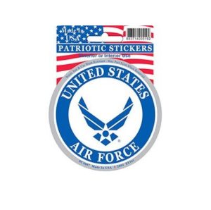 Usaf Air Force Round Full Color Window Decal Sticker Licensed | Custom ...