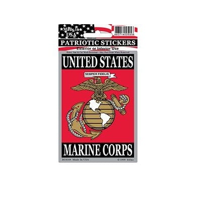 Marines Corps USMC EGA Full Color Window Decal Sticker Licensed