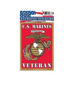 Marines Corps Veteran USMC EGA Full Color II Window Decal Sticker Licensed