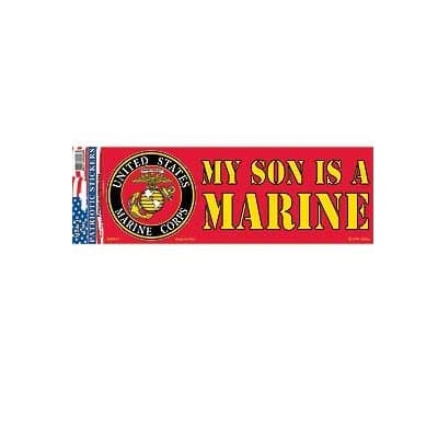 USMC My Son is a Marine 3x10 Full Color Window Decal Sticker Licensed