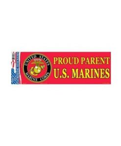 USMC Marines Proud Parents EGA 3x10 Full Color Window Decal Sticker Licensed