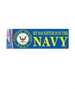 US Navy USN Daughter 3x10 Full Color Decal Sticker Licensed