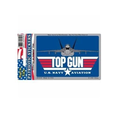 US Navy USN Top Gun Full Color Window Decal Sticker Licensed