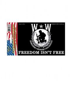 Wounded Warrior Full Color Window Decal Sticker Licensed