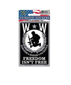 Wounded Warrior Freedom Full Color Window Decal Sticker Licensed