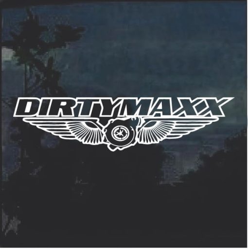 Dirtymax Duramax Diesel Turbo Window Decal Sticker
