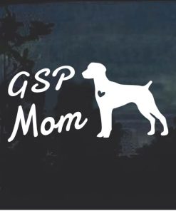GSP Mom German Pointer Dog Decal Sticker
