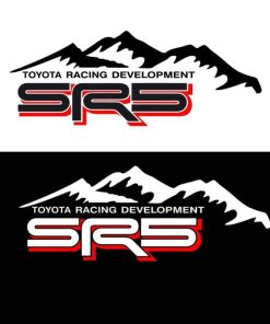 Toyota TRD SR5 Mountains 2 color Decal Set Toyota Trd Stickers