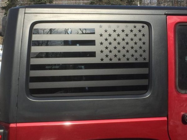 Jeep Side window Flag Decals