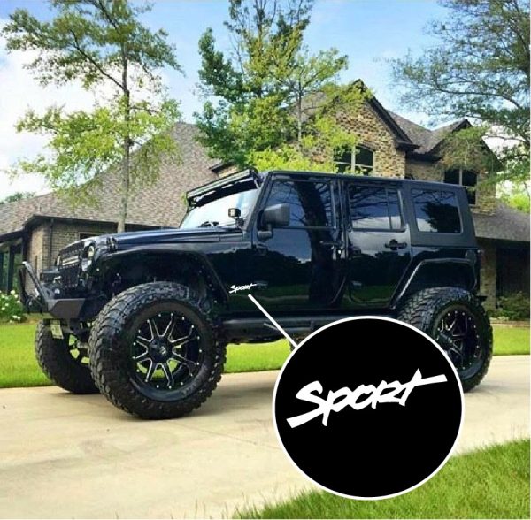 jeep wrangler sport decal sticker