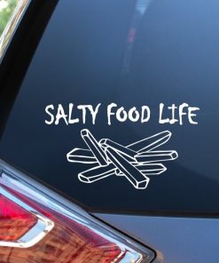 Salty Food Life Window Decal Sticker