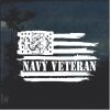 Navy veteran weathered flag