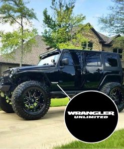 Jeep Wrangler Unlimited Fender - 7 " X 0.95" Decals