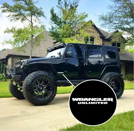 Jeep Wrangler Unlimited Fender - 7 " X 0.95" Decals