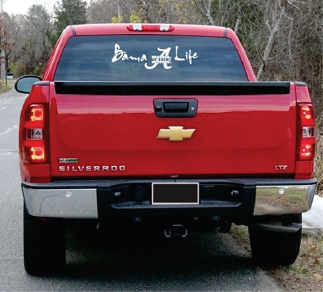 alabama car decal