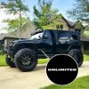 Jeep Wrangler unlimited Jeep fender decal sticker