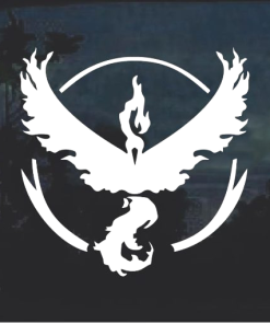Pokemon Go Team Valor window decal Sticker