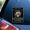 We owe our veterans everything decal sticker full color
