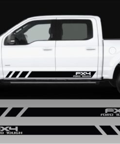 Ford FX4 Ford Tough Rocker Panel Decal Set of 2