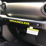 Jeep Wrangler Grab Handle Glove box 2018 + Decal Inserts- Aftermarket replacement NON Factory