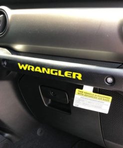 Jeep Wrangler Grab Handle Glove box Decal Inserts