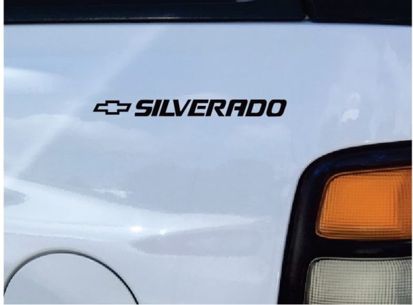 Chevy SIlverado Rear Quarter Decal Stickers