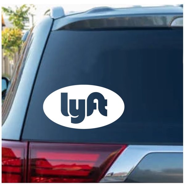 Lyft Ride Share Decal Sticker 3