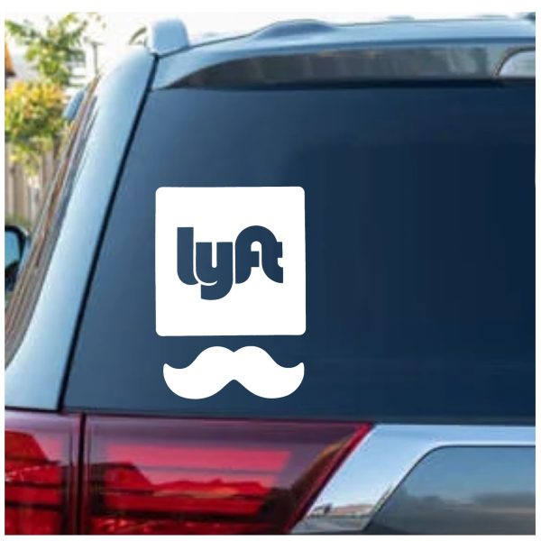 Lyft Ride Share Decal Sticker 3
